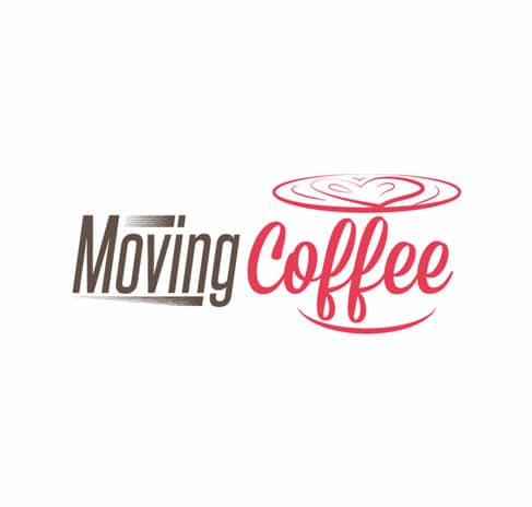 Albert moving coffee logo