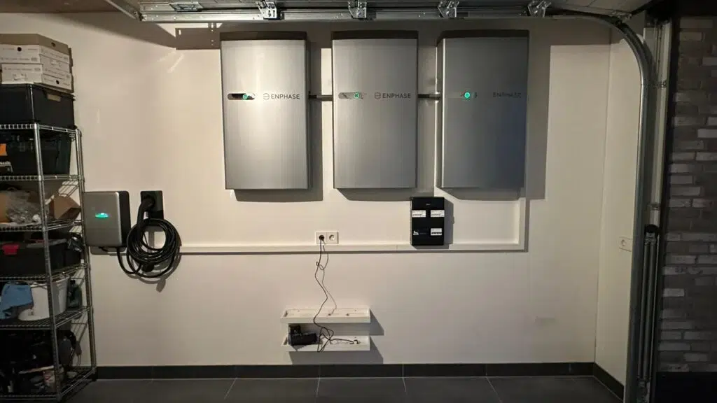 Voorbeeld thuisbatterij installatie
