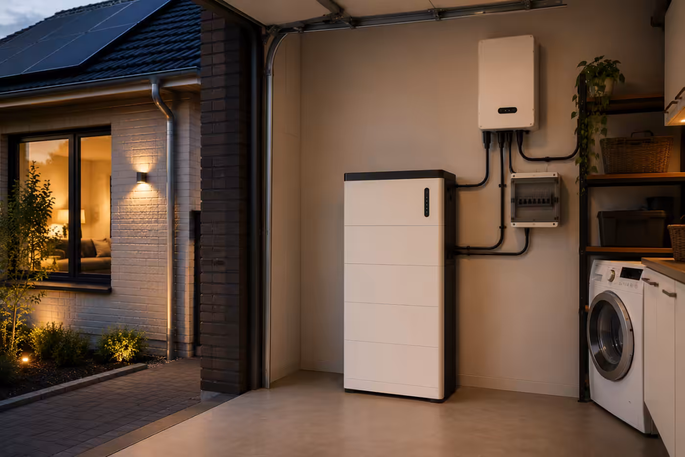 plek thuisbatterij in woning