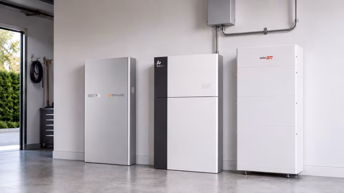 thuisbatterij merken vergelijken, alphaess, solaredge, enphase