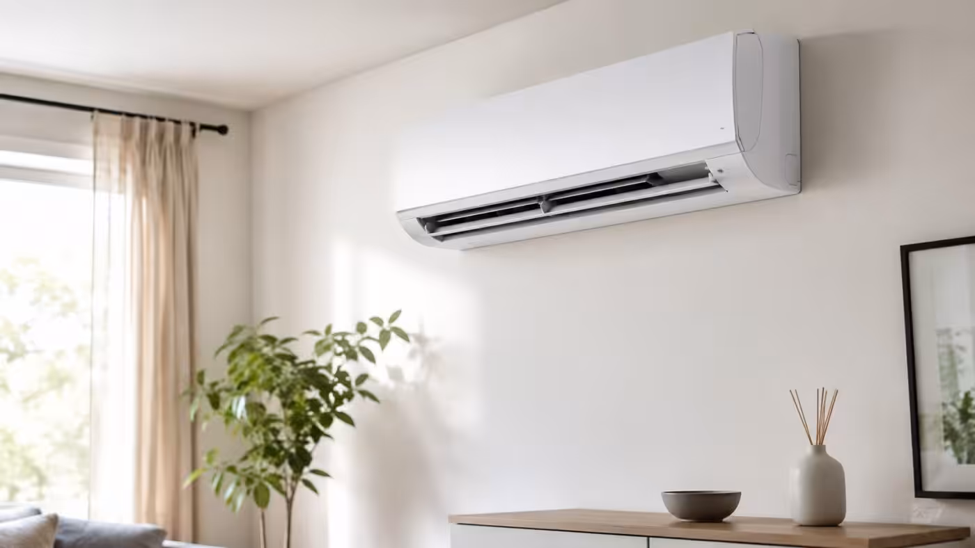 airco in de woonkamer verkoeling tijdens hittegolf
